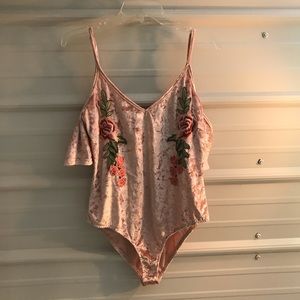 Charlotte Russe Rose Bodysuit